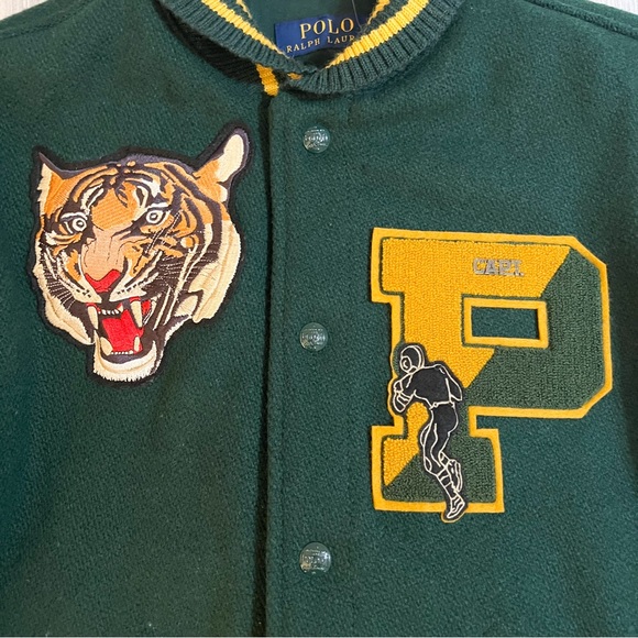 Polo Ralph Lauren Letterman TIGER Varsity Jacket- Limited Edition 🔥🔥🔥😳 - Picture 4 of 15